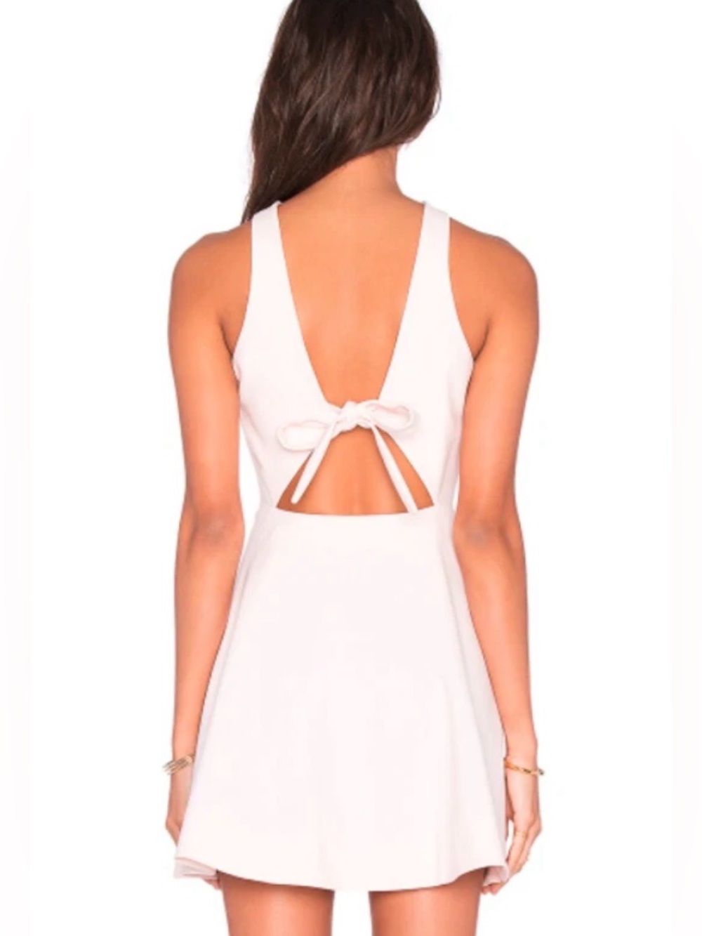 Elizabeth and James Britt Blush Pink Open Back Dress Size 8